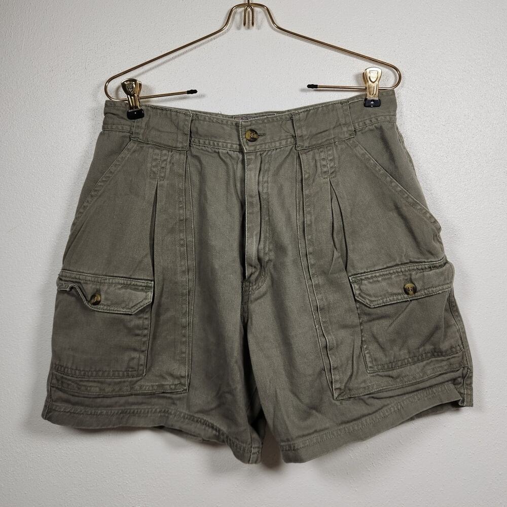 Vintage 90s Zeppelin Size 32 Cargo Shorts Boho Hippie Mom Skate Outdoors